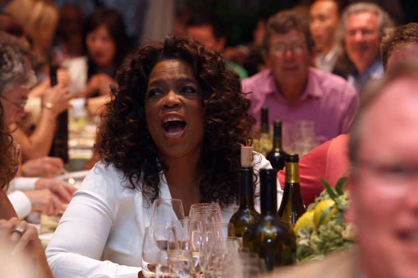 Oprah Winfrey alla Napa Valley Auction