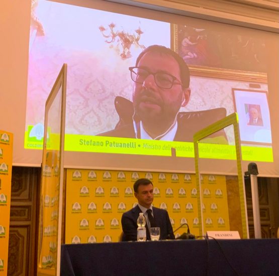  Il Ministro delle Politiche Agricole Stefano Patuanelli in Coldiretti