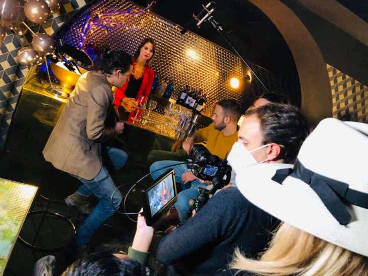 Sul set della web serie “Amore Liquido”
