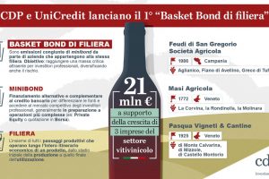 Cassa Depositi e Prestiti e UniCredit investono nel vino, con Pasqua, Feudi San Gregorio e Masi