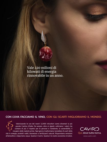 La sostenibilità a 360 gradi nel vino, tra mission di impresa e comunicazione: il caso Caviro