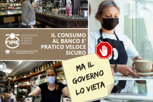 “Si consenta il servizio al banco del bar. Il divieto è privo di fondamento giuridico e sanitario”