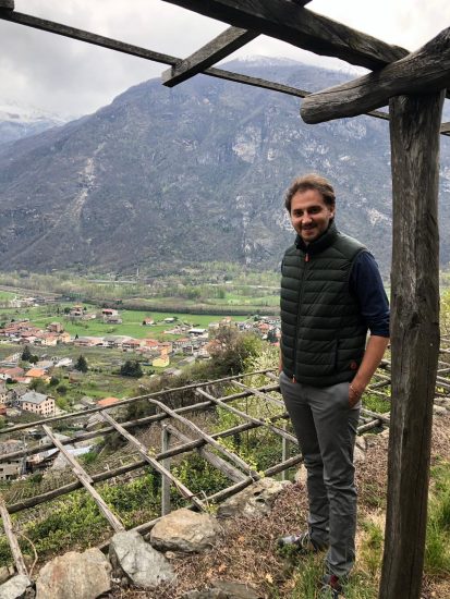 Il vignaiolo Gian Marco Viano 