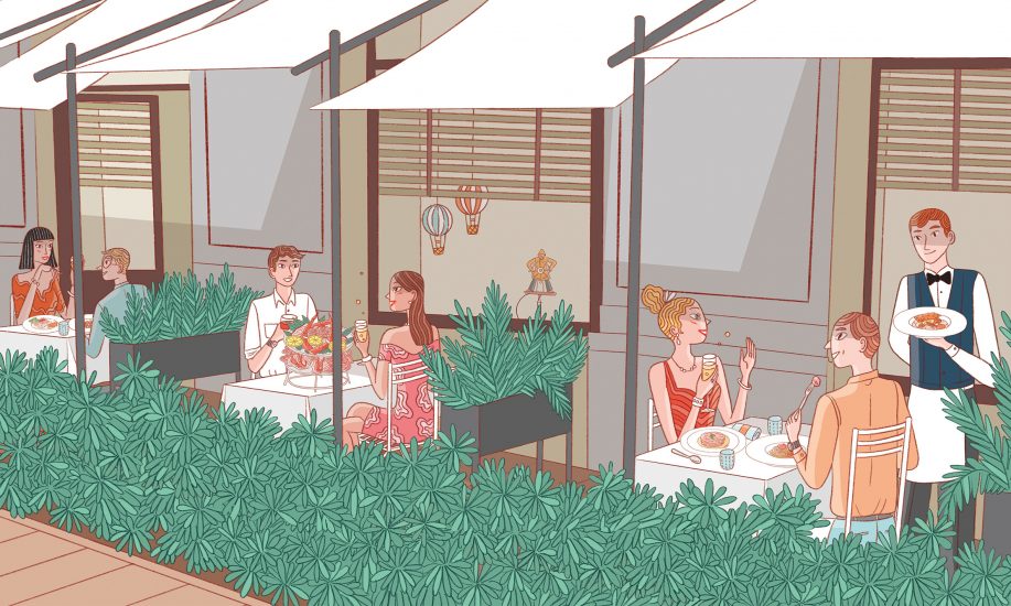 Ristorazione, tentativi di ripartenza. Tra “orario continuato”, ma anche tanti dubbi ed incertezze. E con il servizio solo all’aperto, pesa l’incognita meteo