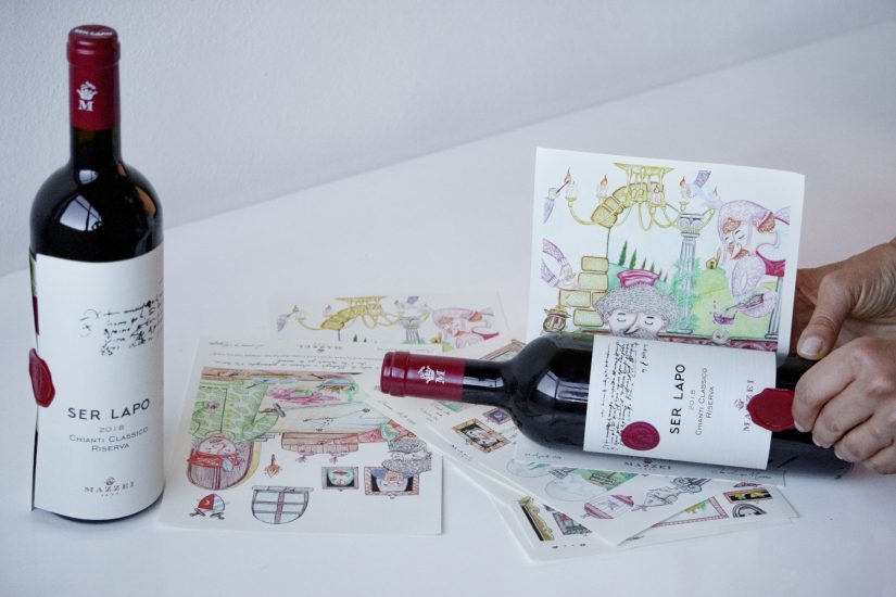 L’etichetta del Ser Lapo di Mazzei firmata dagli studenti di Firenze