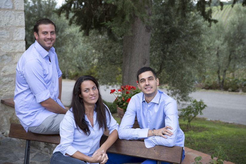 I fratelli Andrea, Giulia e Fabio Zingarelli