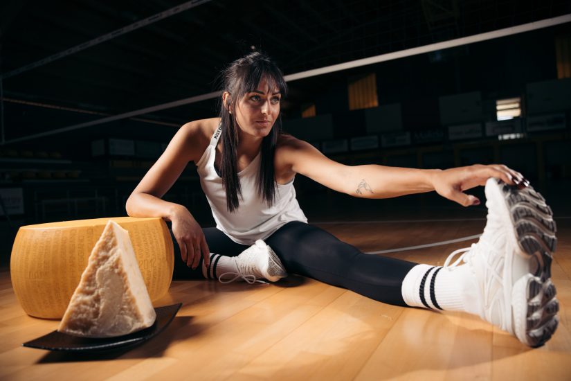 La pallavolista Caterina Bosetti brand ambassador del Parmigiano Reggiano