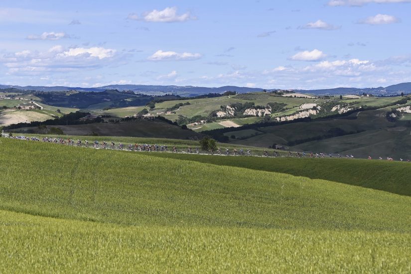 Foto Fabio Ferrari/LaPresse 19 maggio 2021 ItaliaSport CiclismoGiro d’Italia 2021 - edizione 104 - Tappa 11 - Da Perugia a Montalcino (Brunello di Montalcino Wine Stage) (km 162)Nella foto: -Photo Fabio Ferrari/LaPresseMay 19, 2021  Italy  Sport CyclingGiro d’Italia 2021 - 104th edition - Stage 11 - from Perugia to Montalcino In the pic: -