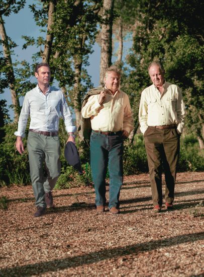 Niccolò Marzichi Lenzi con Lodovico e Piero Antinori