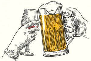 Alcol & calorie: più leggero un calice di vino di una pinta di birra