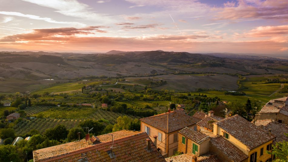 Le colline tra Montepulciano e Pienza, già patrimonio Unesco