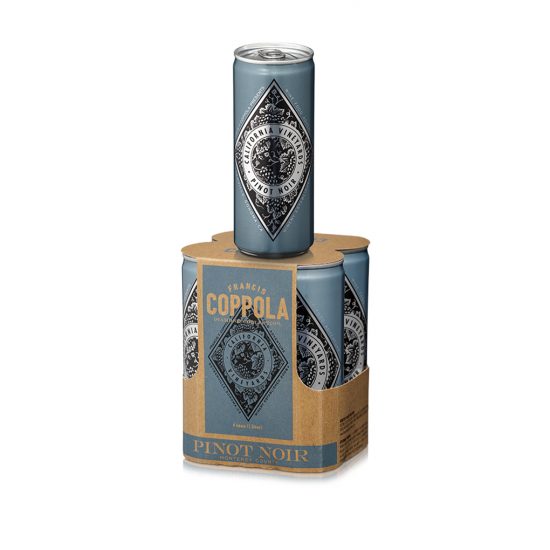 I vini in lattina di Coppola Winery distribuiti in Italia dal Gruppo Meregalli