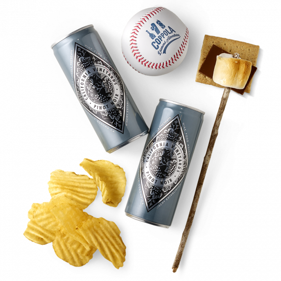 I vini in lattina di Coppola Winery distribuiti in Italia dal Gruppo Meregalli