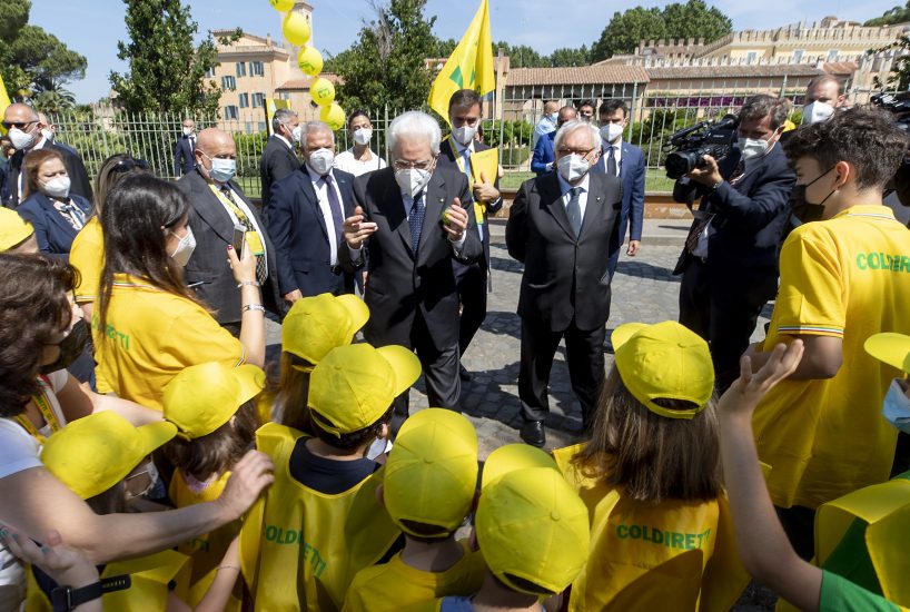 Il Presidente della Repubblica Sergio Mattarella: “educazione alimentare fondamentale per il futuro”