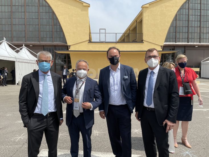 Ernesto Abbona, Carlo Ferro, Matteo Lunelli e Maurizio Danese