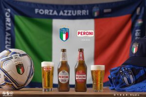 Casa Azzurri ospita il “Pub Azzurri” di Peroni, da Eataly il match si gioca anche nel panino