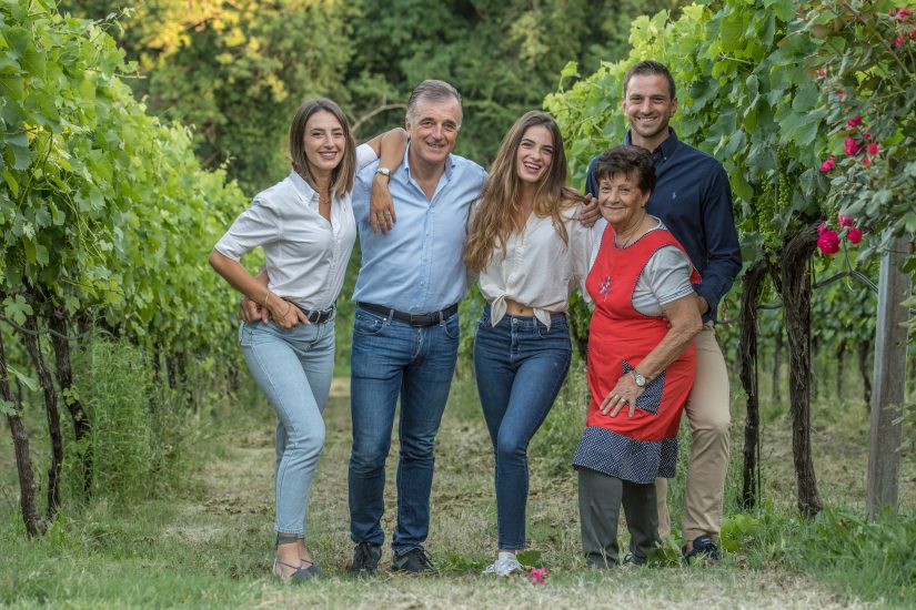 Valentino Sciotti con la Famiglia