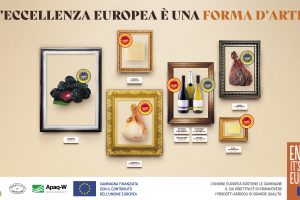 Dop e Igp europee come opere d’arte. La campagna della Ue con il Prosciutto di Carpegna tra i “big”