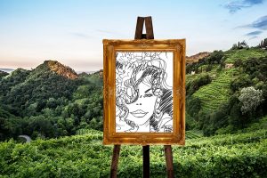 La “Lady Luna” di Hugo Pratt in una limited edition di Prosecco Rosé firmata Carpenè Malvolti