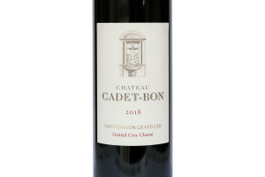 Château Cadet Bon, Aoc Bordeaux Saint Émilion Grand Cru Grand Cru Classé 2018