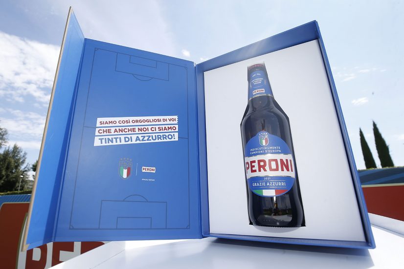 La Peroni celebra gli Azzurri Campioni d’Europa