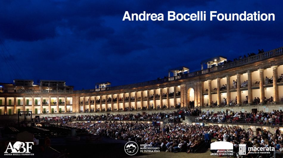 La musica di Bocelli, la cucina stellata di Recanati, e i vini delle Marche raccolgono 300.000 euro