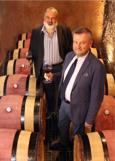 Ezio Raviola Presidente Fondazione CRC e Matteo Ascheri Presidente Consorzio Tutela Barolo Barbaresco Alba Langhe e Doglian