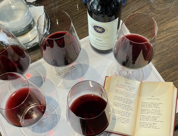 Degustando il mito Sassicaia