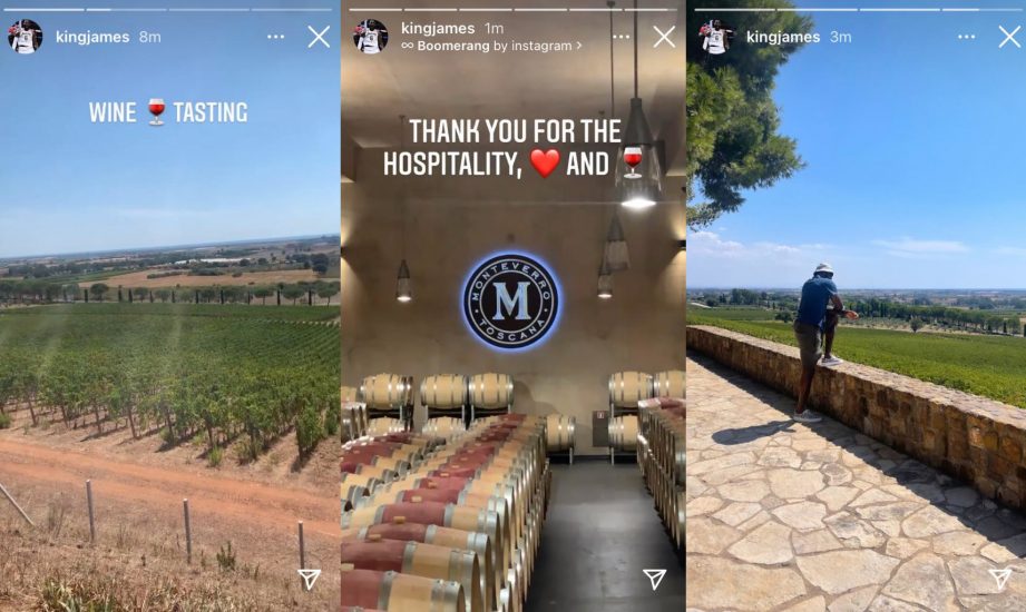 Le storie di “The King” Lebron James tra i vigneti di Monteverro