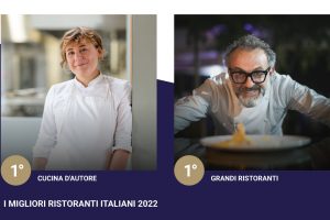 Massimo Bottura e Antonia Klugmann, n. 1 della &ldquo;50 Top Italy - I migliori Ristoranti Italiani 2022&rdquo;