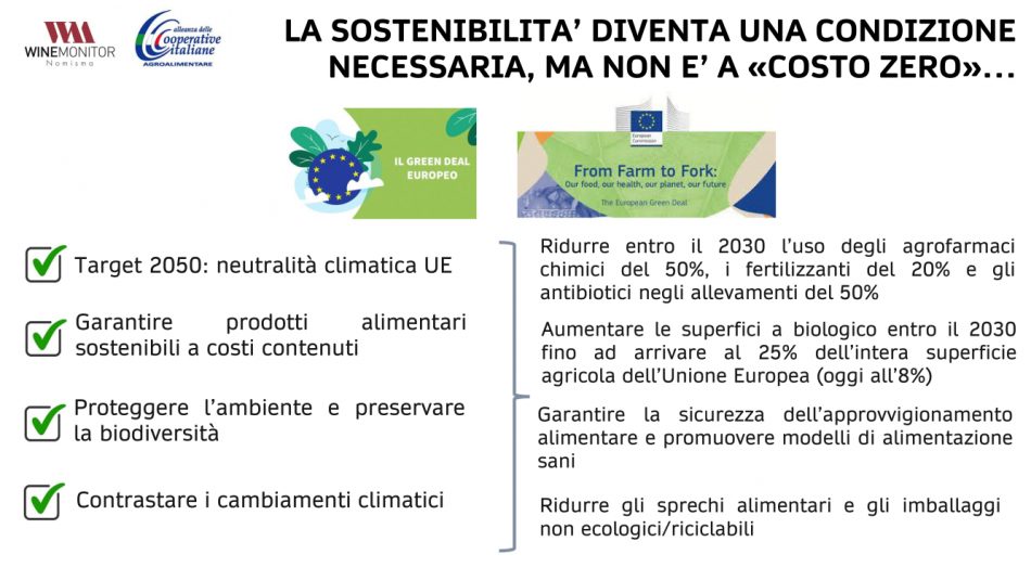 La sostenibilità al centro di Vivite, il focus sul vino di Alleanza delle Cooperative