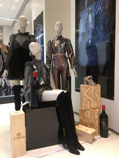 Zenato nella boutique di Alberta Ferretti