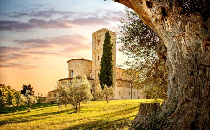 Escursioni dal “Tempio del Brunello” all’Abbazia di Sant’Antimo