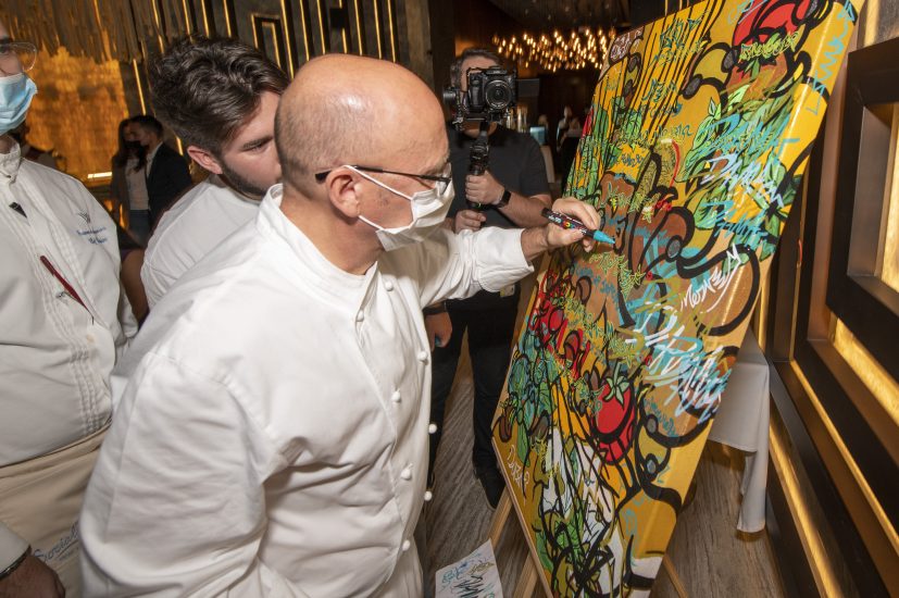 Heinz Beck nella cena che ha prodotto il primo Nft enogastronomico a Dubai