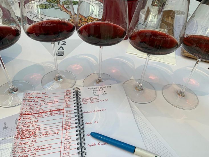 Benvenuto Brunello, i primi appunti di degustazione