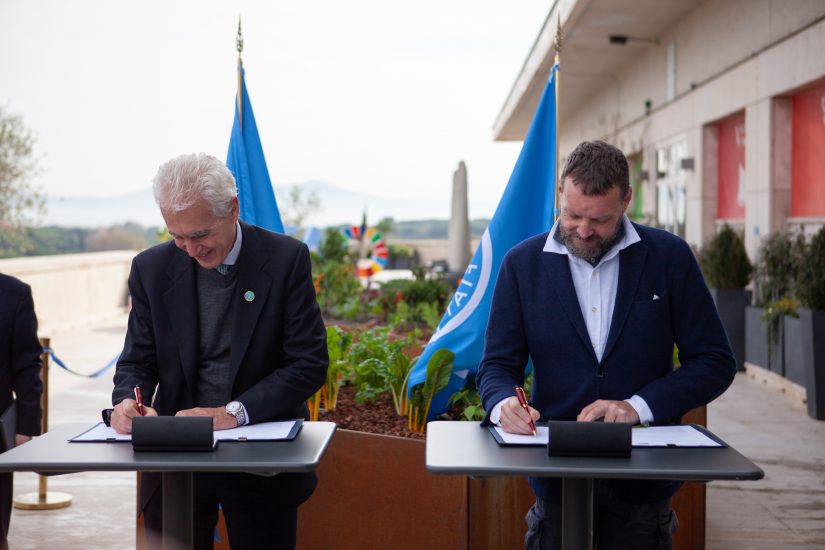 L’orto sperimentale e bio sul tetto della Fao