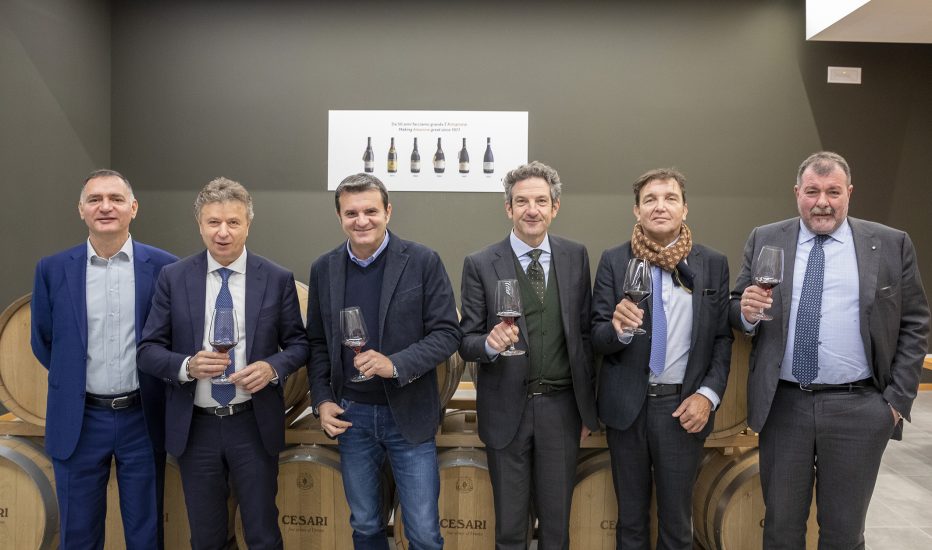 L’inaugurazione della nuova cantina di Gerardo Cesari (Caviro), in Valpolicella