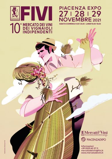 La locandina del Mercato dei Vini dei Vignaioli Indipendenti 2021