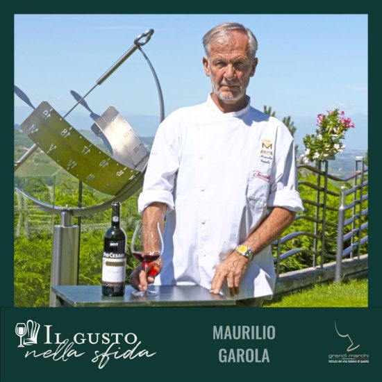 Maurilio Garola de La Ciau del Tornavento con i vini di Pio Cesare