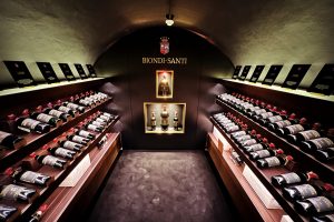 Hedonism Wines, London's temple of wine luxury, a vault dedicated to Biondi-Santi Reserves