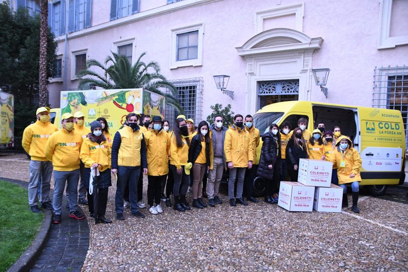 Cibo e solidarietà: scendono in campo Coldiretti, Campagna Amica e Filiera Italia