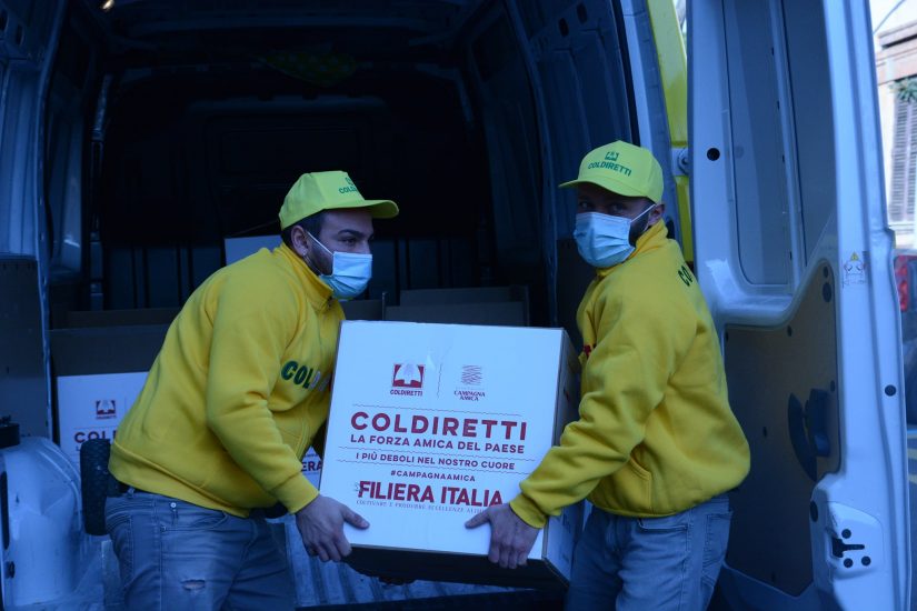 Cibo e solidarietà: scendono in campo Coldiretti, Campagna Amica e Filiera Italia