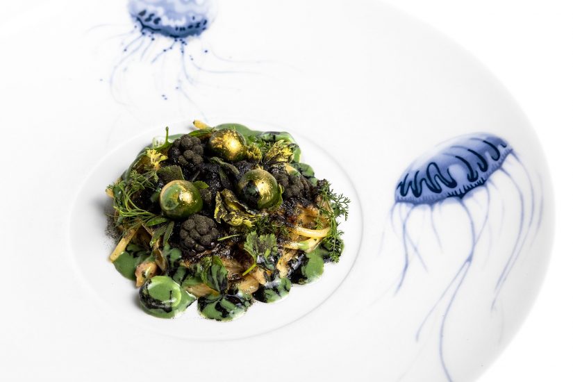 Gli Spaghetti all’anguilla affumicata di Enrico Bartolini 