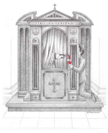 Le vignette di “Spirito di Vino” in mostra a Cividale