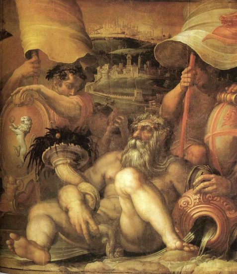L’Allegoria di San Gimignano di Giorgio Vasari nel Salone dei Cinquecento