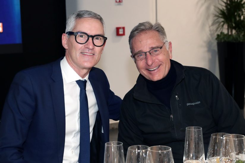 Alessandro Antonello, ad dell’Inter, e Paolo Bonolis (ph: Canio Romaniello)