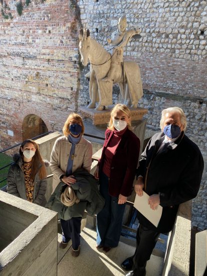 Sartori “adotta” la statua equestre di Cangrande I della Scala