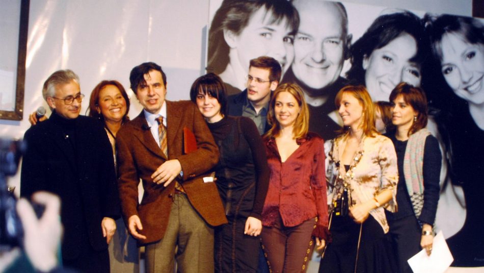 Giorgio Parisi Premio Nonino 2005 e Premio Nobel 2021 con Antonio Damasio e la famiglia Nonino 