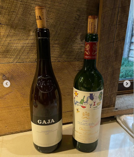 Il post di Kendall Jenner con il Barbaresco 2005 di Gaja