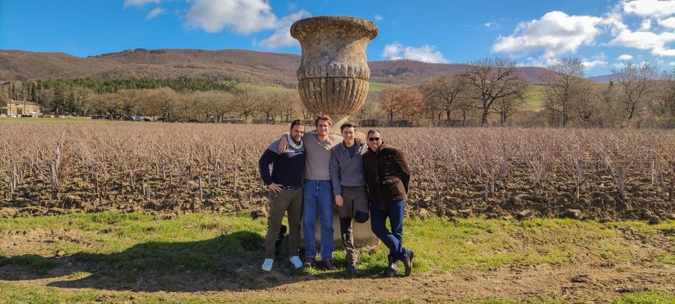Benjamin Franchetti  con Lorenzo Fornaini, Vincenzo Lo Mauro e Calogero Portannese